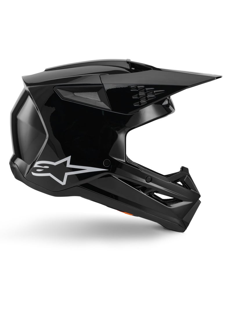 Alpinestars SM3 Solid Helmet ECE06DOT 2XL Black Glossy